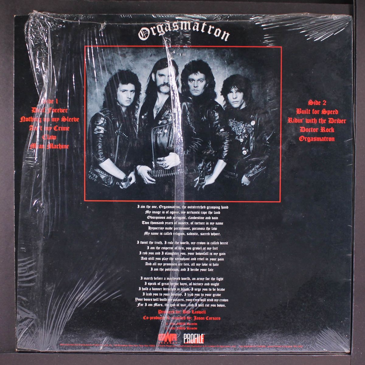 orgasmatron by MOTORHEAD