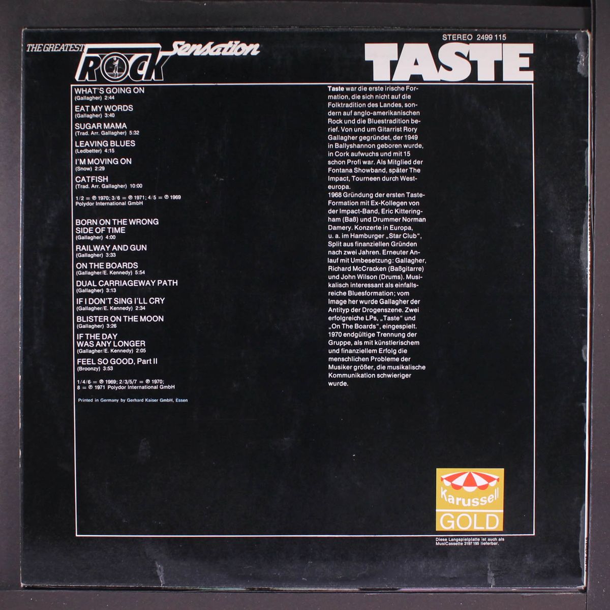 rock sensation by TASTE