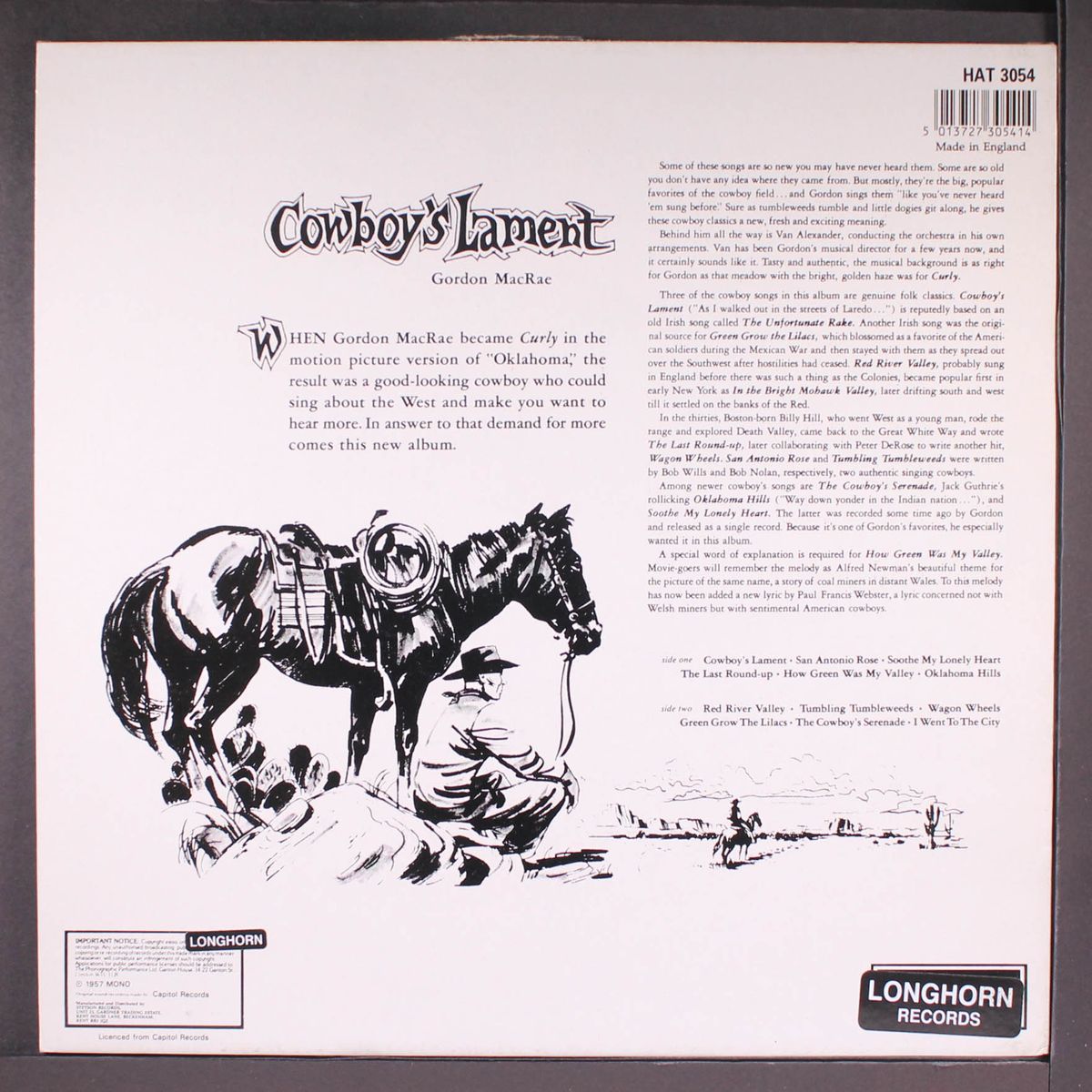 cowboy's lament by GORDON MACRAE
