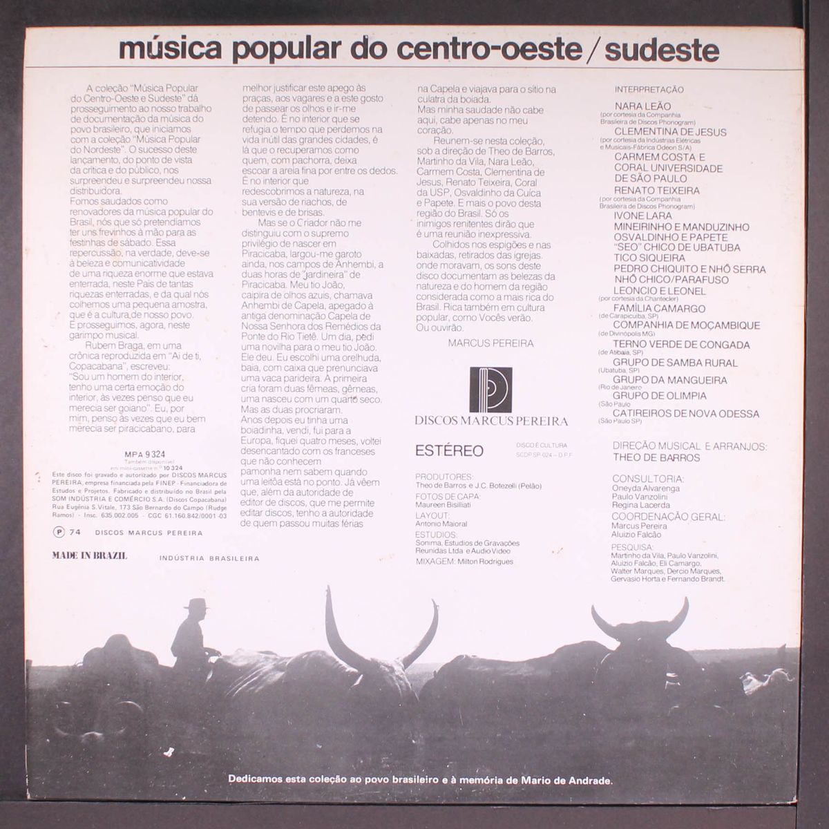 musica popular do centro-oeste / sudeste 4 by VARIOUS