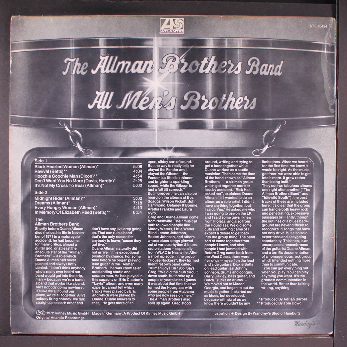 all men's brothers by ALLMAN BROTHERS