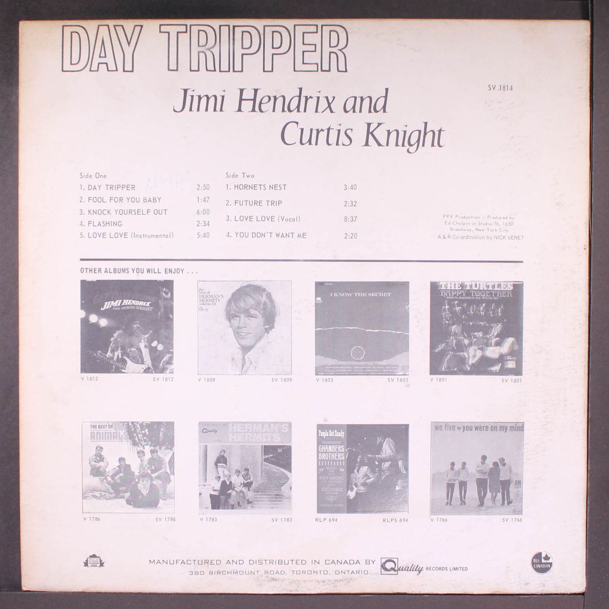 day tripper by JIMI HENDRIX & CURTIS KNIGHT