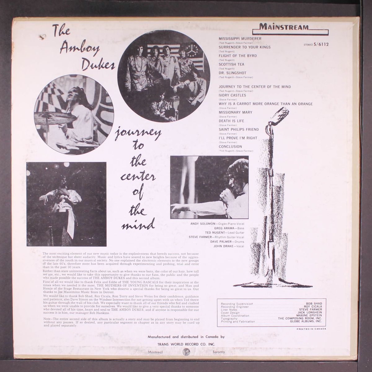 journey to the center of the mind by AMBOY DUKES