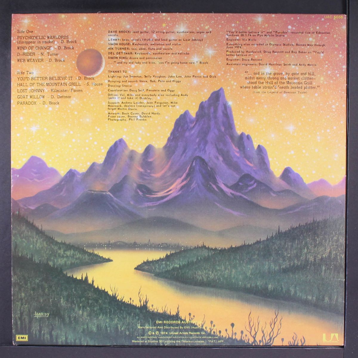 hall of the mountain grill by HAWKWIND