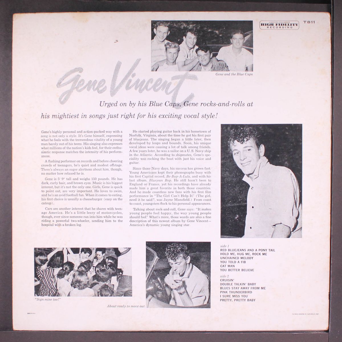 gene vincent & blue caps by GENE VINCENT & BLUE CAPS