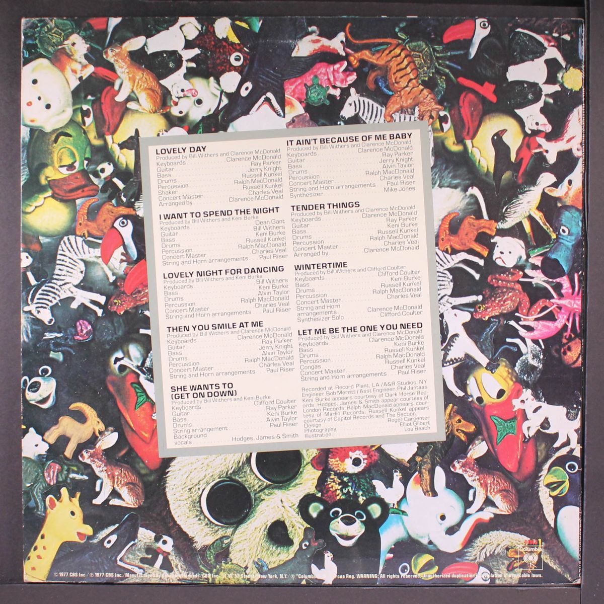 menagerie by BILL WITHERS