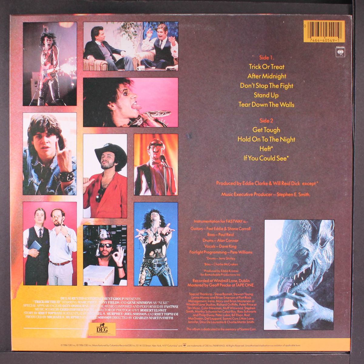 trick or treat soundtrack by FASTWAY