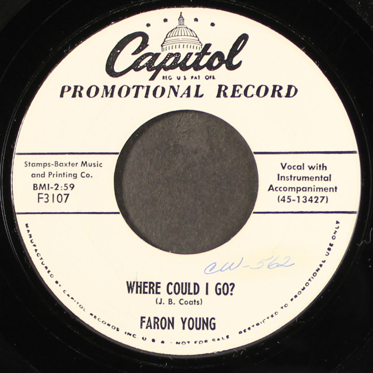 god bless god / where could i go? by FARON YOUNG
