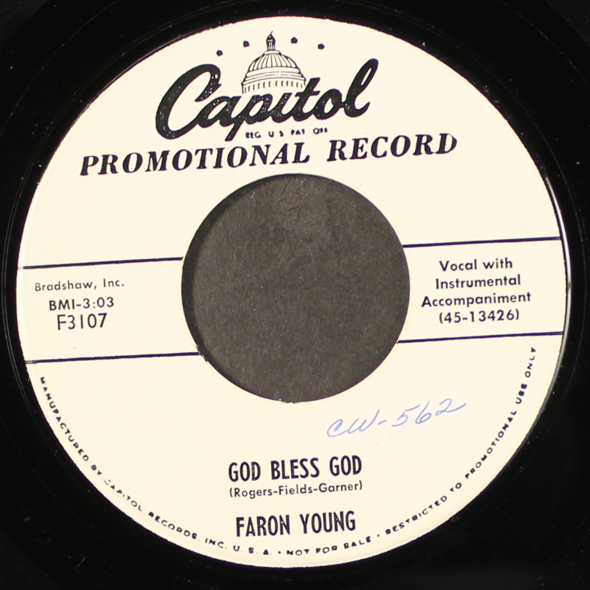 god bless god / where could i go? by FARON YOUNG