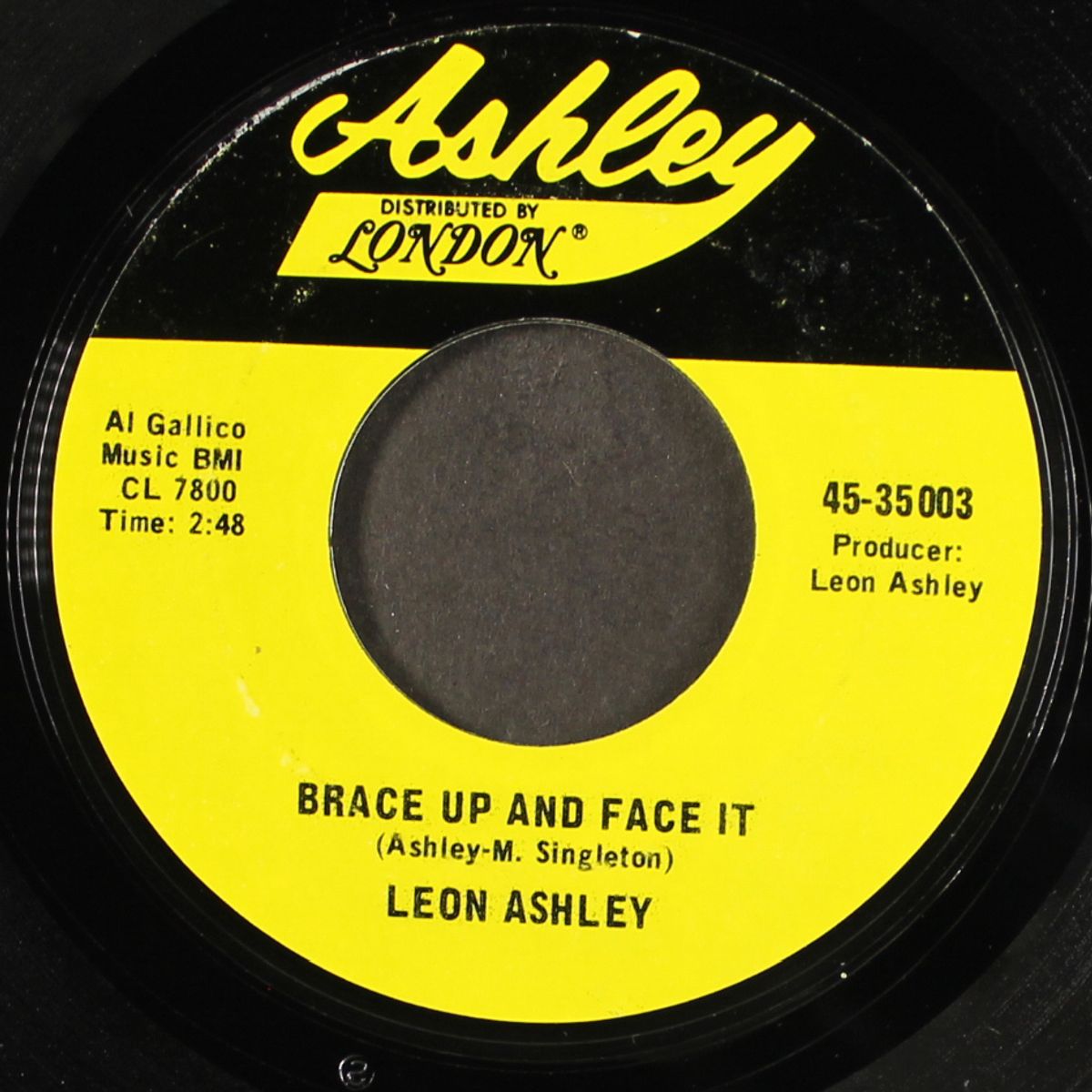 brace up and face it by LEON ASHLEY