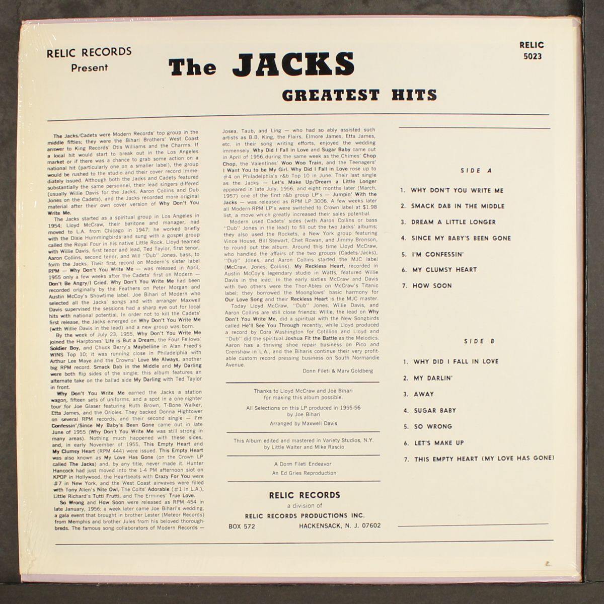 greatest hits by JACKS