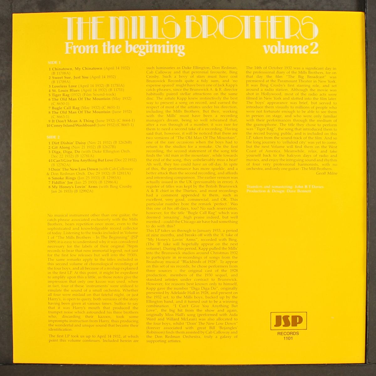 from the beginning, vol. 2 by MILLS BROTHERS