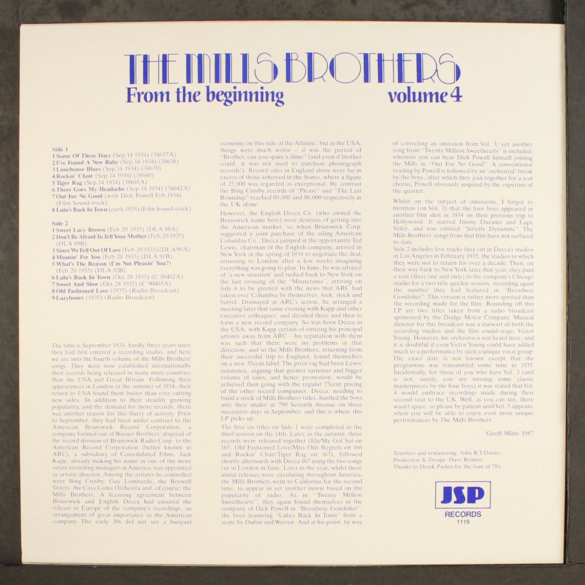 from the beginning, vol. 4 by MILLS BROTHERS
