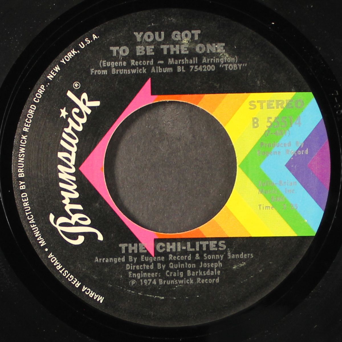 you got to be the one / happiness is your middle name by CHI-LITES