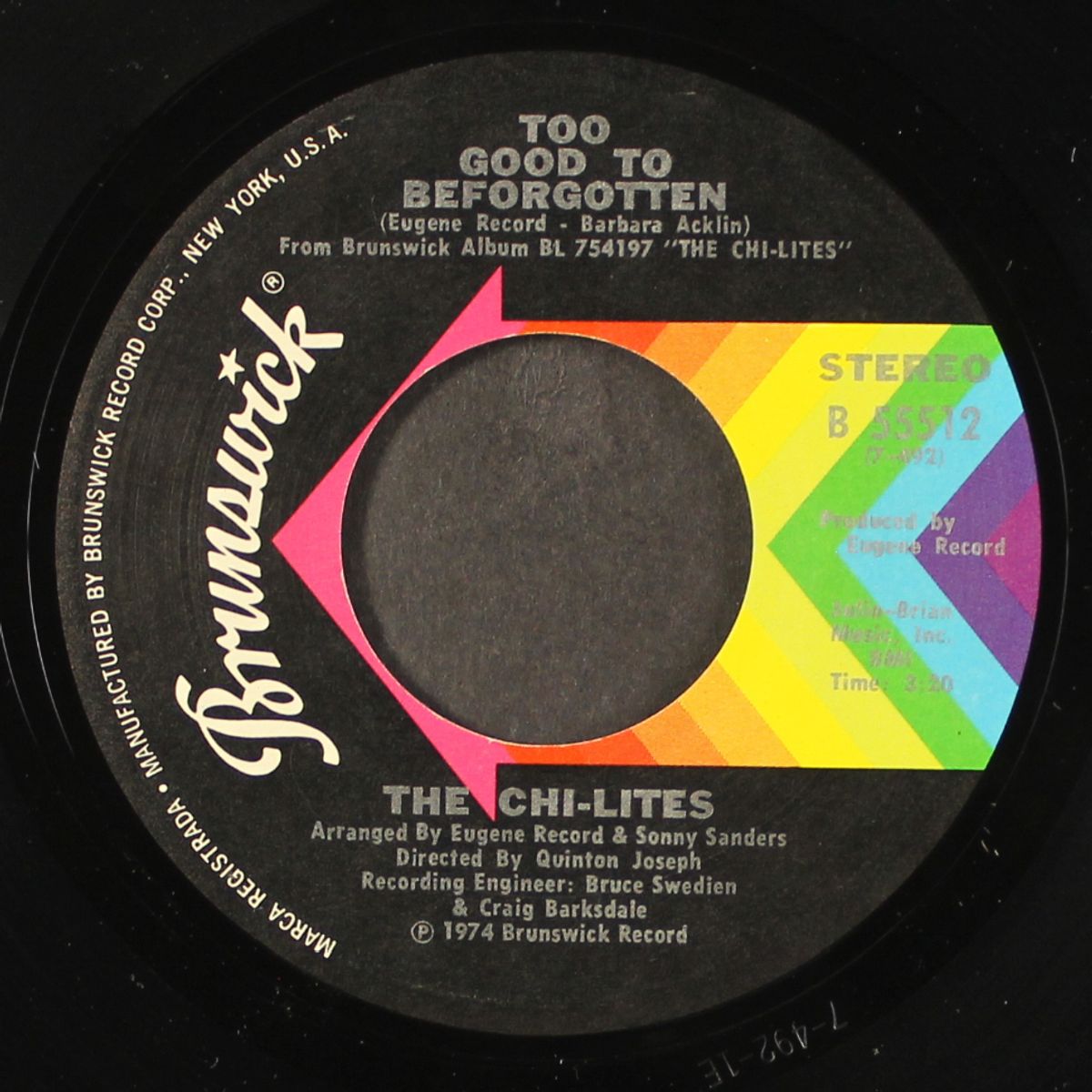 there will never be any peace / too good to be forgotten by CHI-LITES