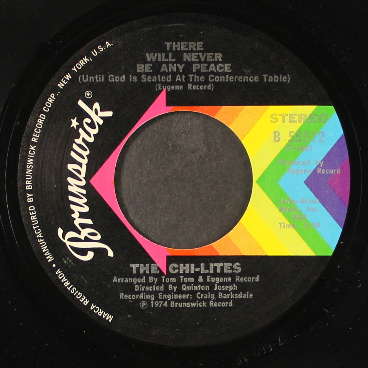 there will never be any peace / too good to be forgotten by CHI-LITES
