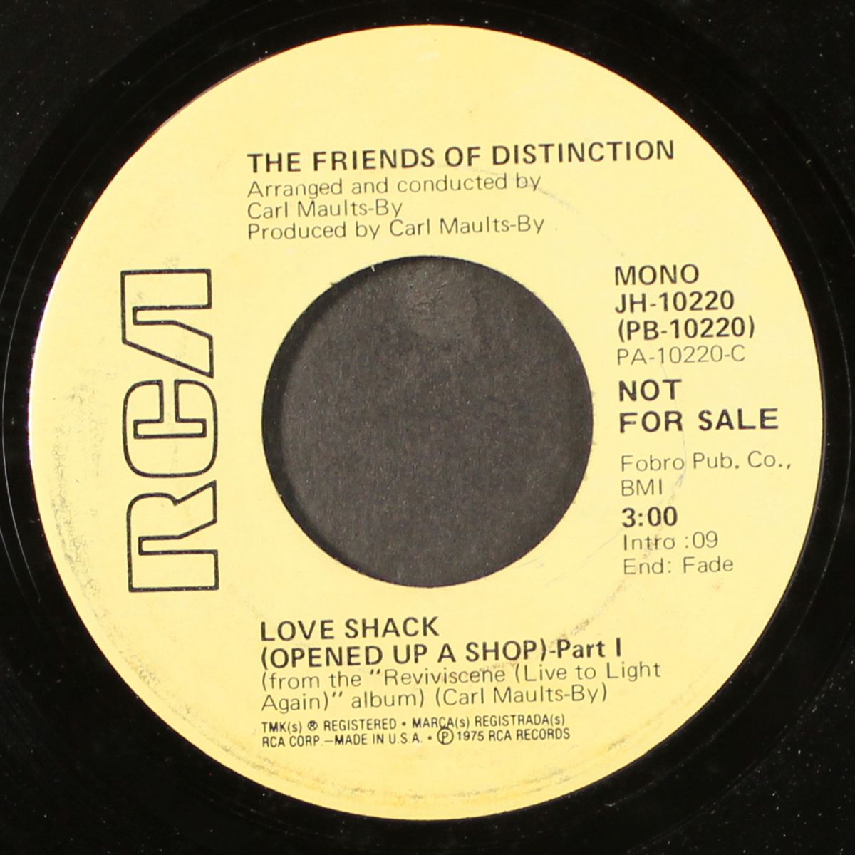 love shack / mono by FRIENDS OF DISTINCTION