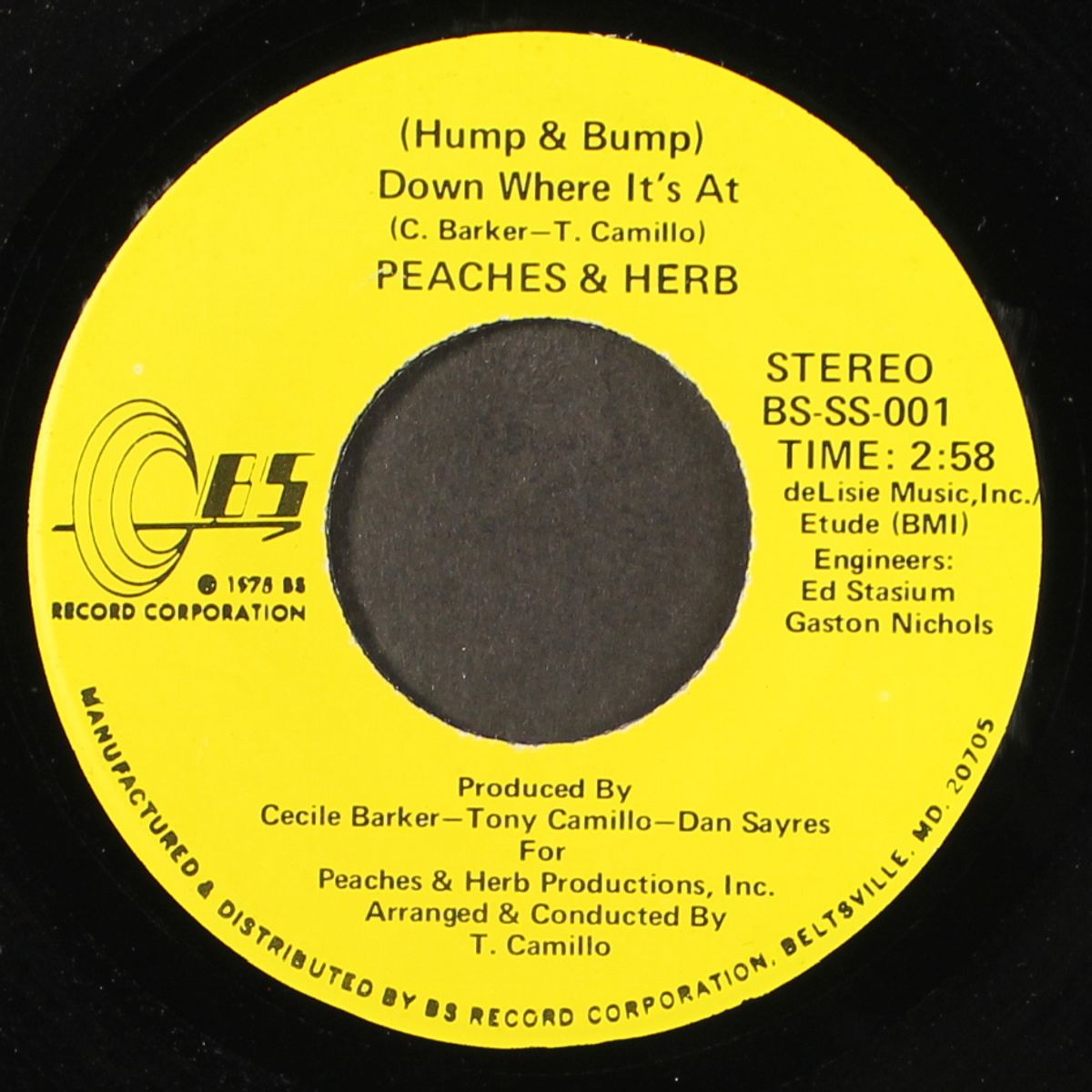 (hump & bump) down where it's at / instro by PEACHES & HERB