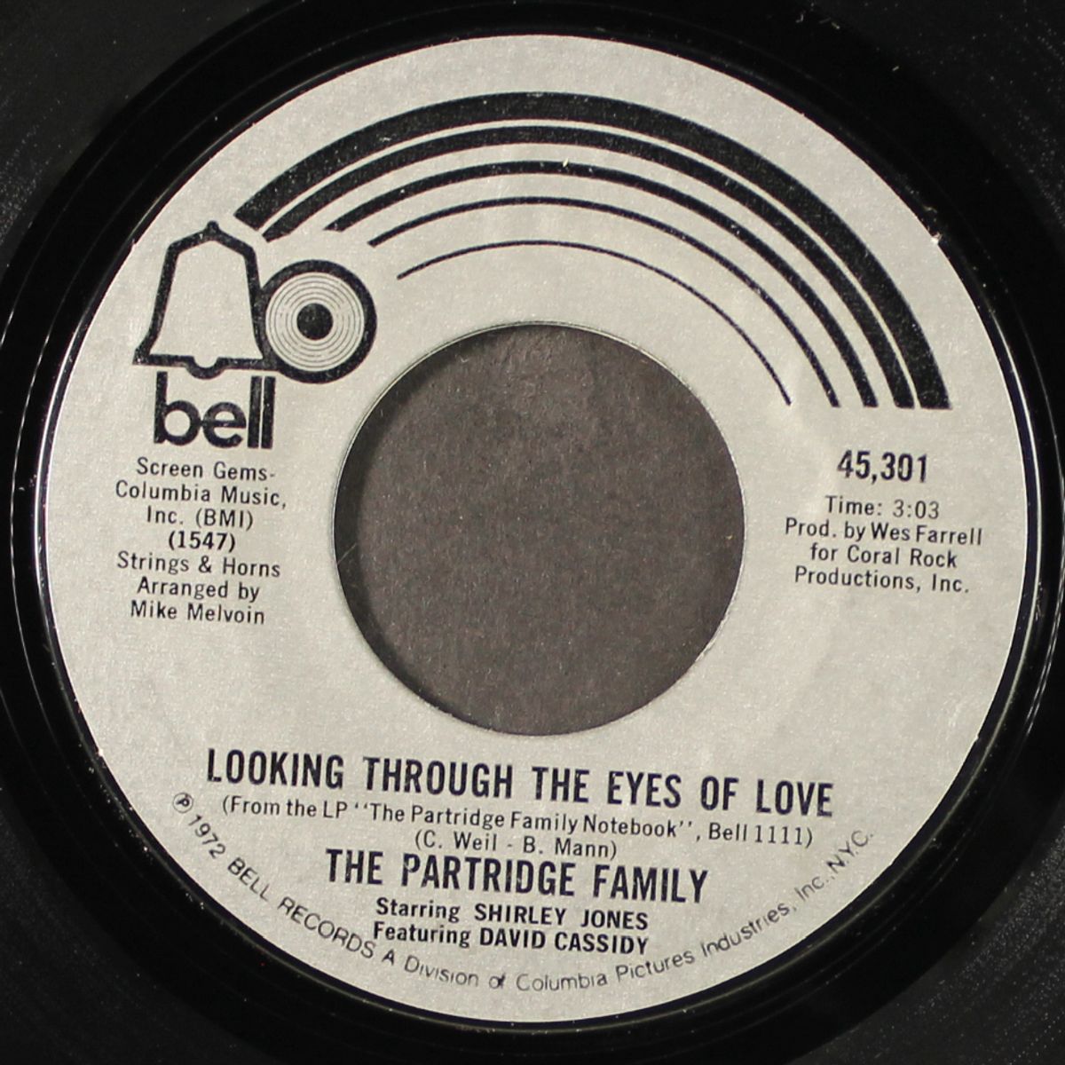 looking through the eyes of love / storybook love by PARTRIDGE FAMILY