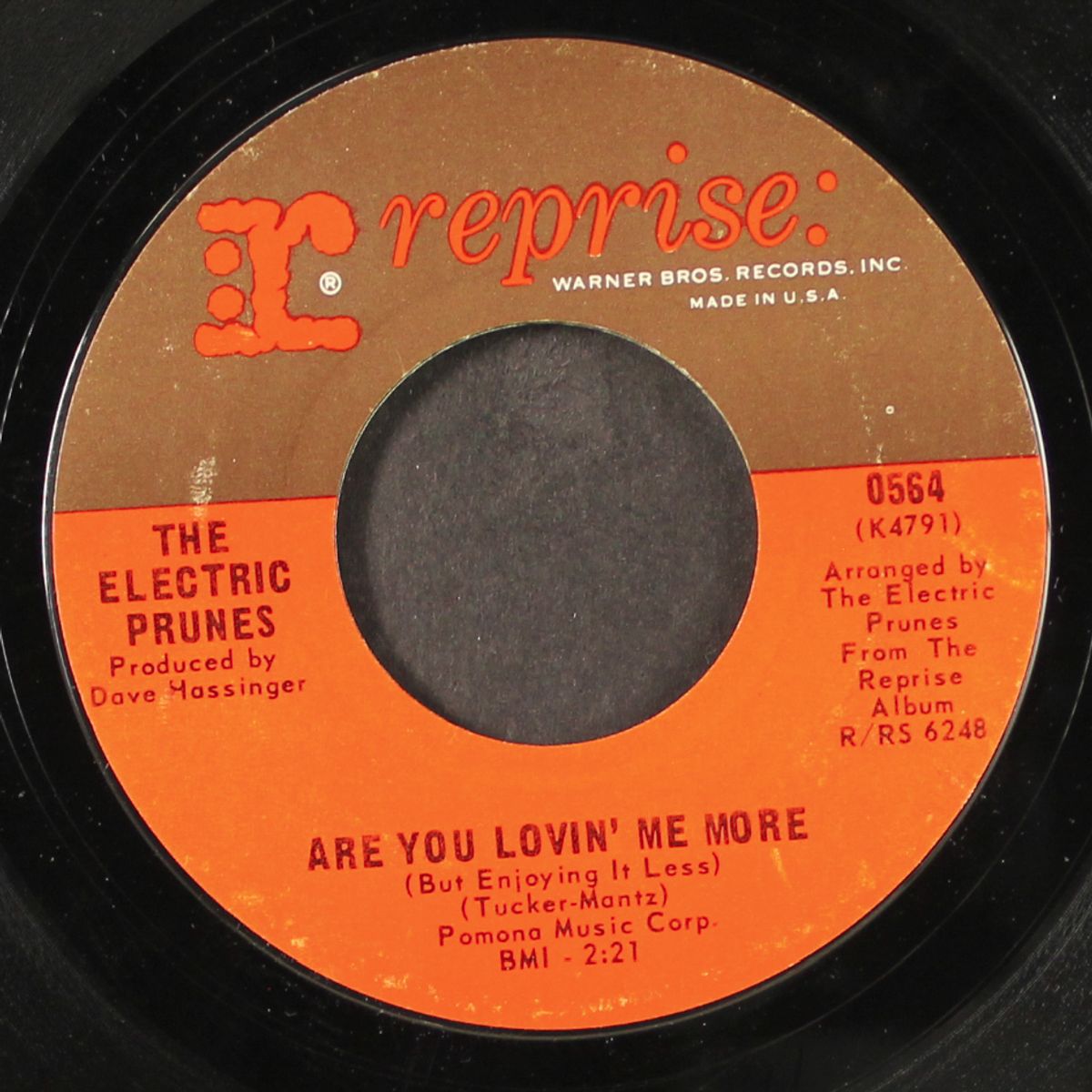 get me to the world on time / are you lovin' me more by ELECTRIC PRUNES