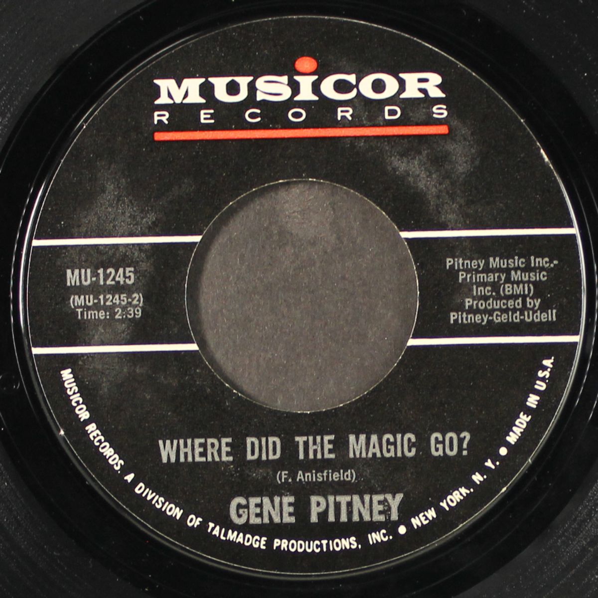 tremblin' by GENE PITNEY