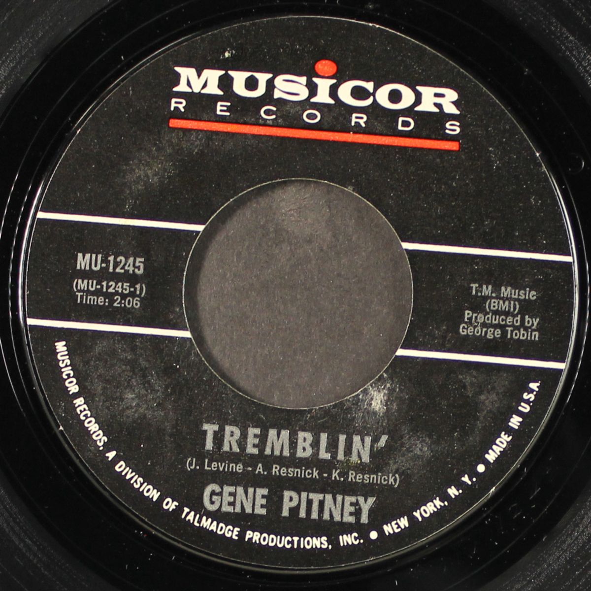 tremblin' by GENE PITNEY