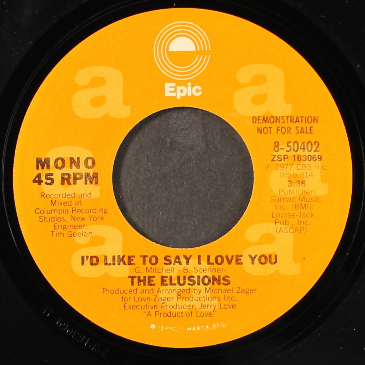 i'd like to say i love you / mono by ELUSIONS