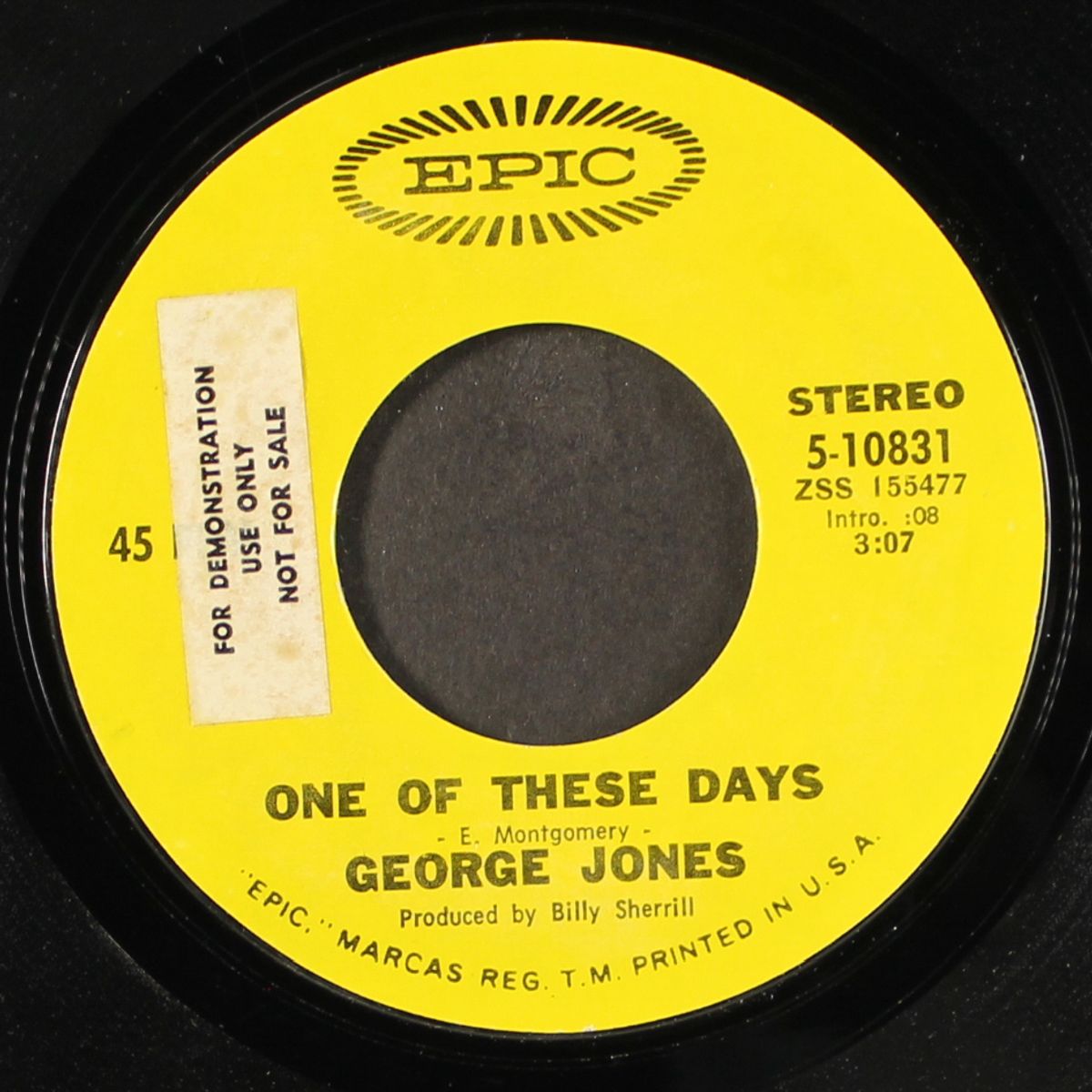 one of these days by GEORGE JONES