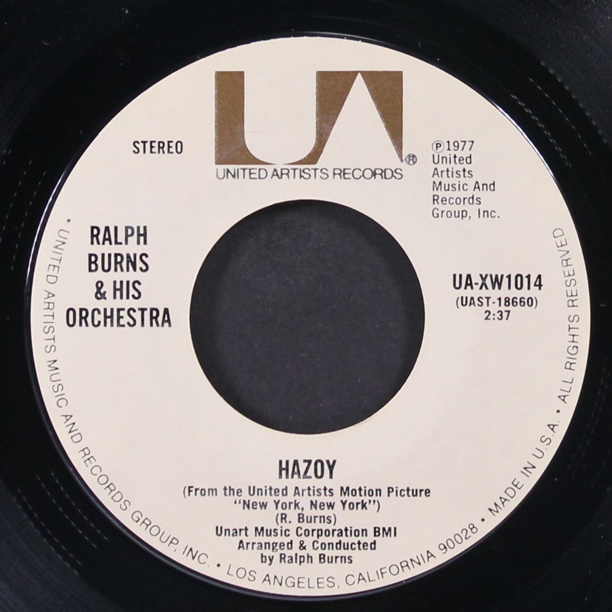 theme from new york, new york / hazoy by LIZA MINNELLI / RALPH BURNS