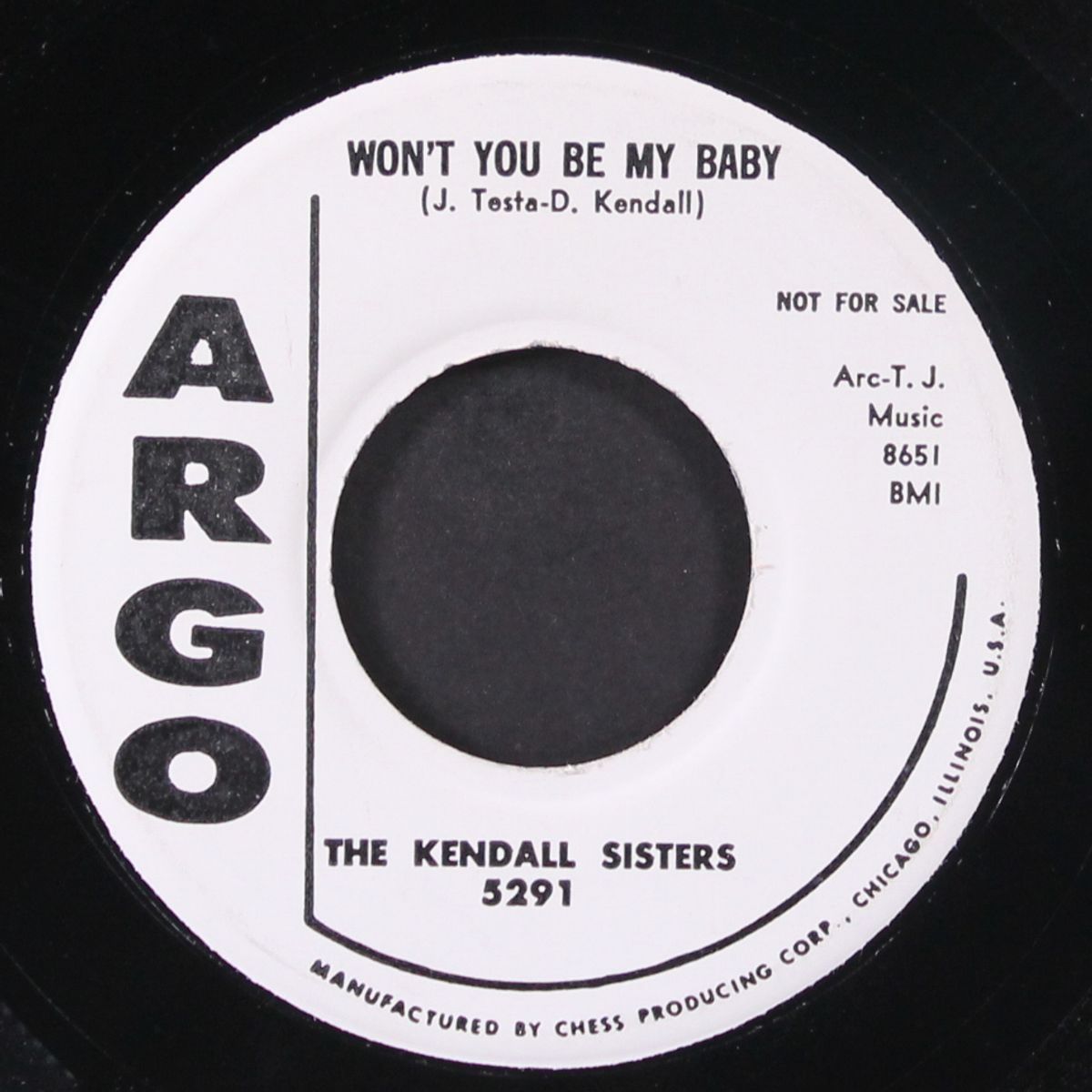 won't you be my baby / yea, yea by KENDALL SISTERS
