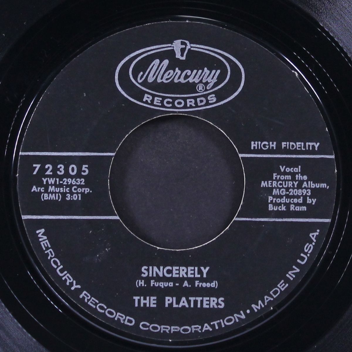 sincerely / p.s. i love you by PLATTERS
