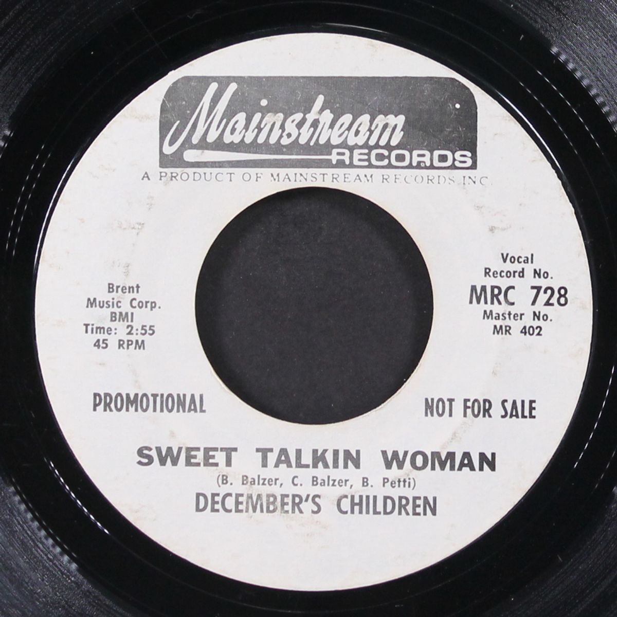 sweet talkin woman / same by DECEMBER'S CHILDREN