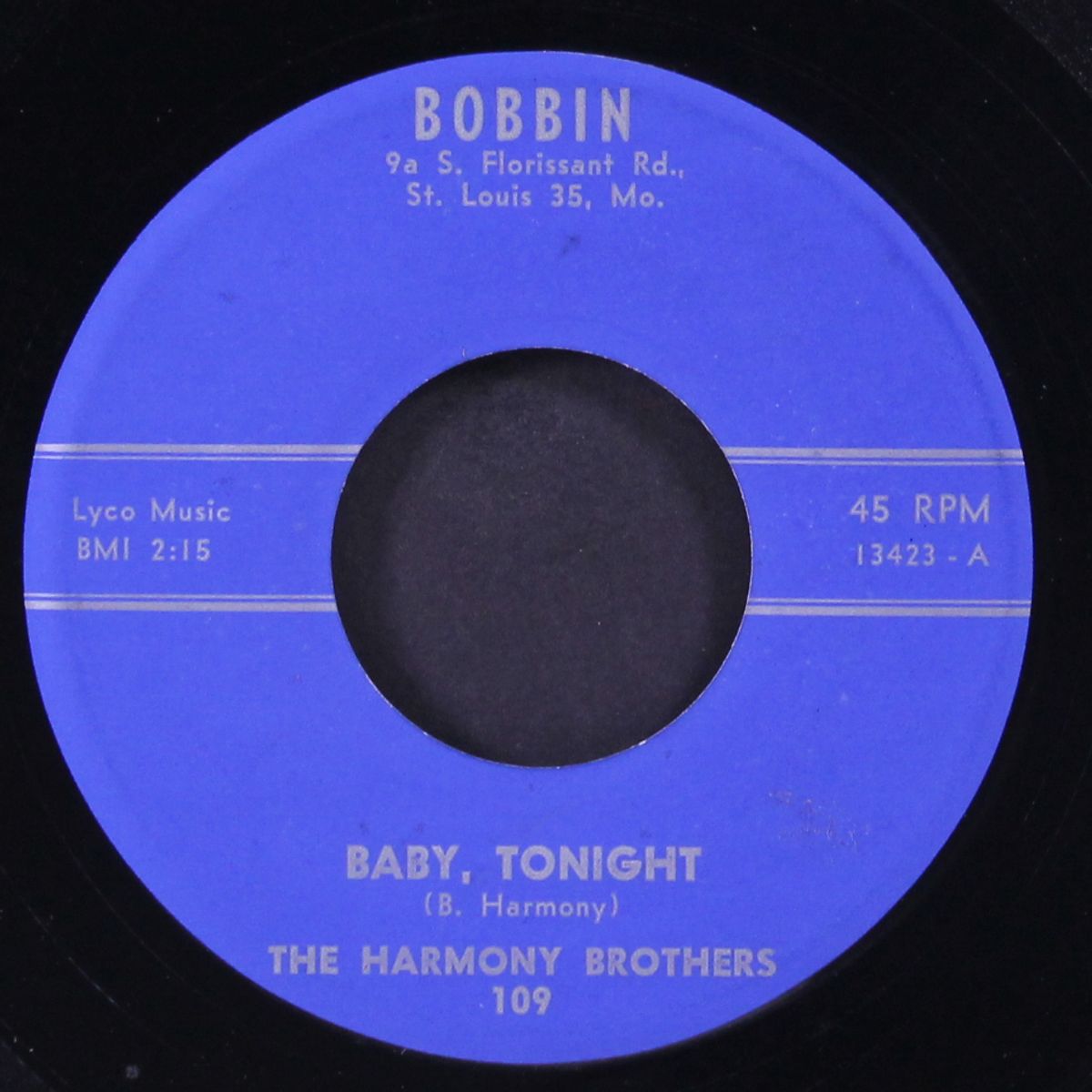 baby, tonight / you don't care by HARMONY BROTHERS
