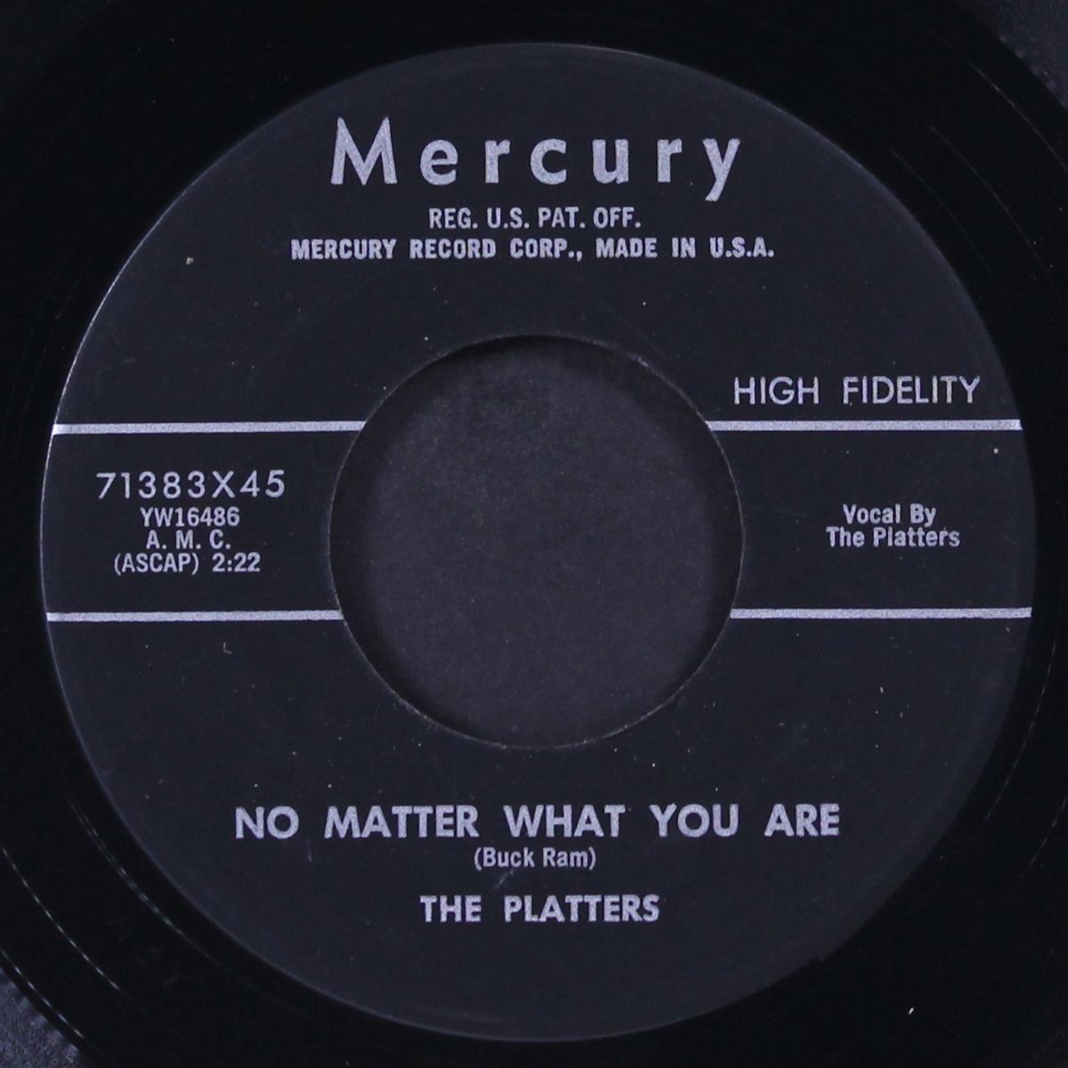 smoke gets in your eyes / no matter what you are by PLATTERS