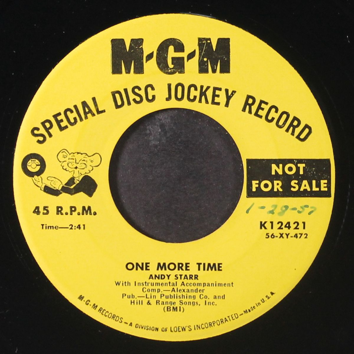 no room for your kind / one more time by ANDY STARR