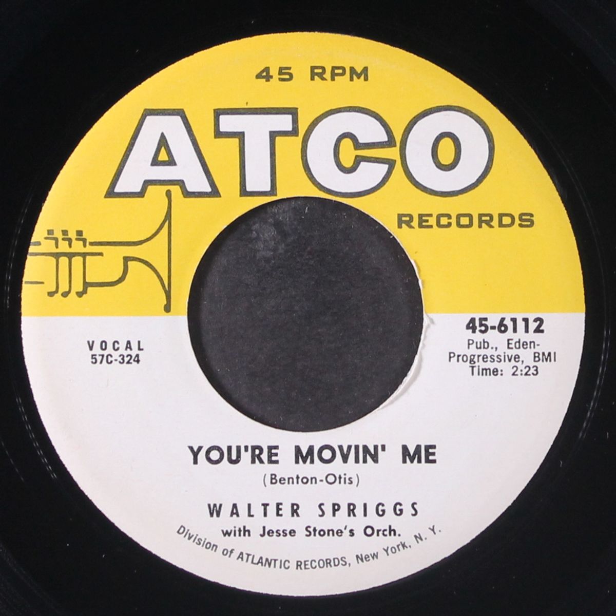 rack 'em back / you're movin' me by WALTER SPRIGGS