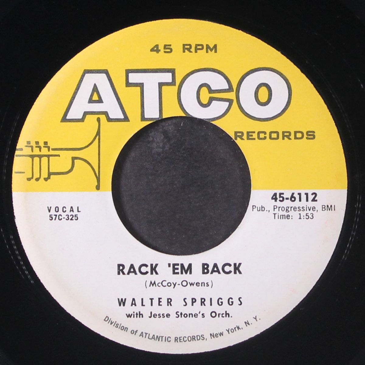 rack 'em back / you're movin' me by WALTER SPRIGGS