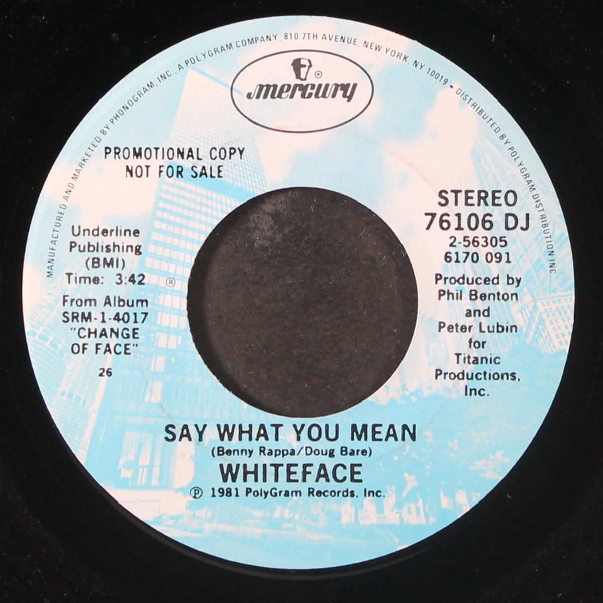 say what you mean / same by WHITEFACE