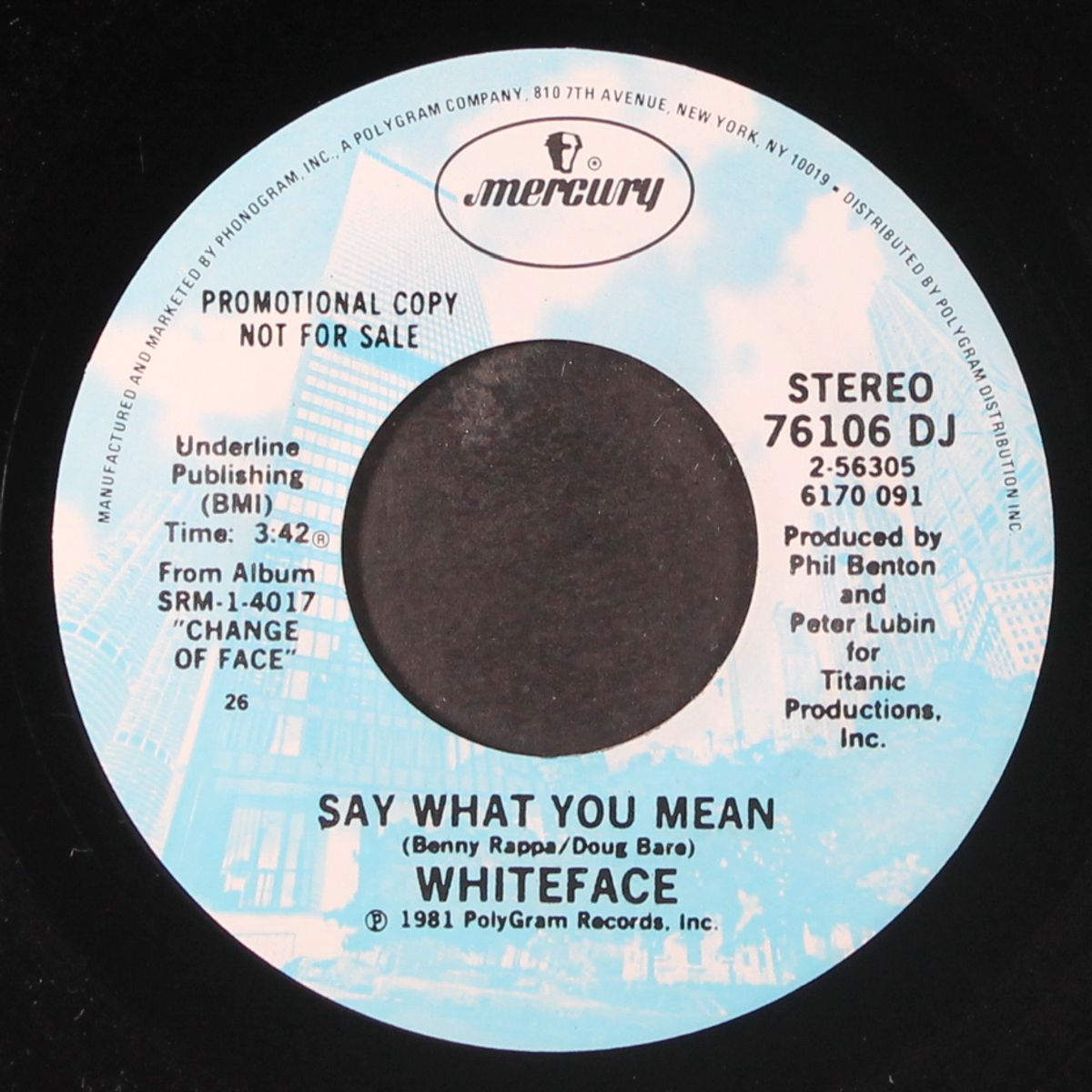 say what you mean / same by WHITEFACE