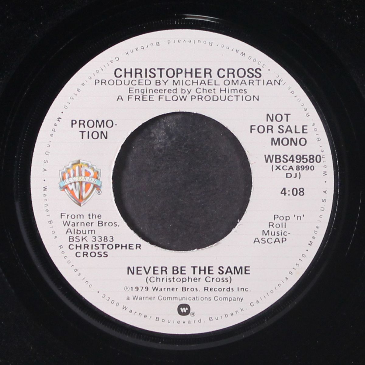 never be the same / mono by CHRISTOPHER CROSS