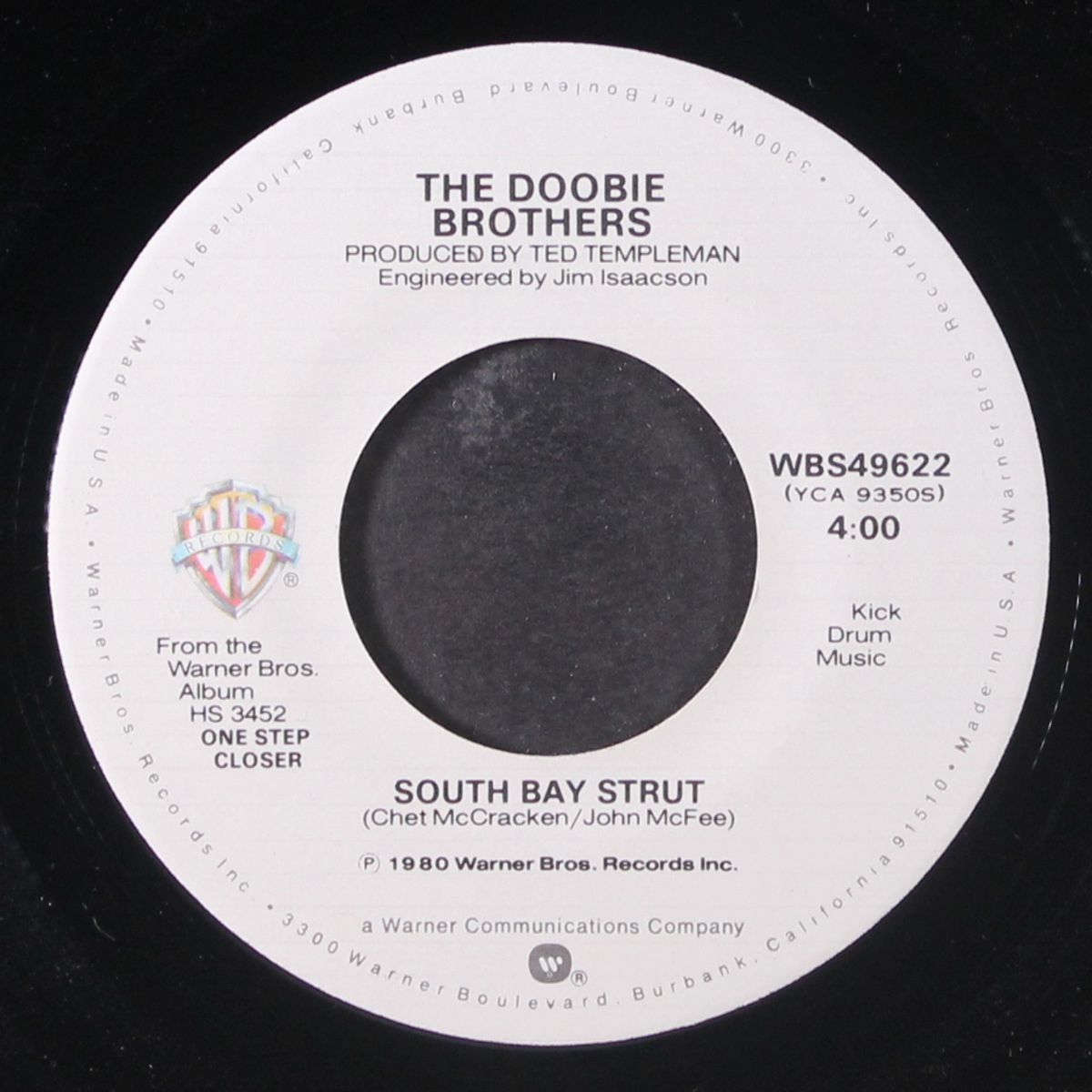 one step closer / south bay strut by DOOBIE BROTHERS