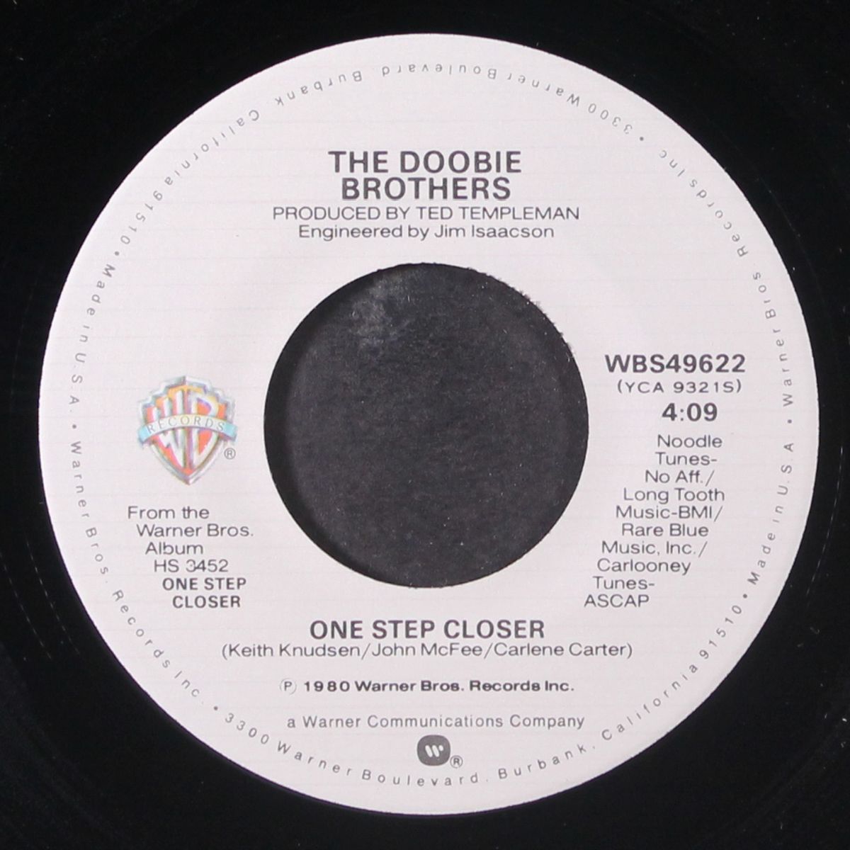one step closer / south bay strut by DOOBIE BROTHERS