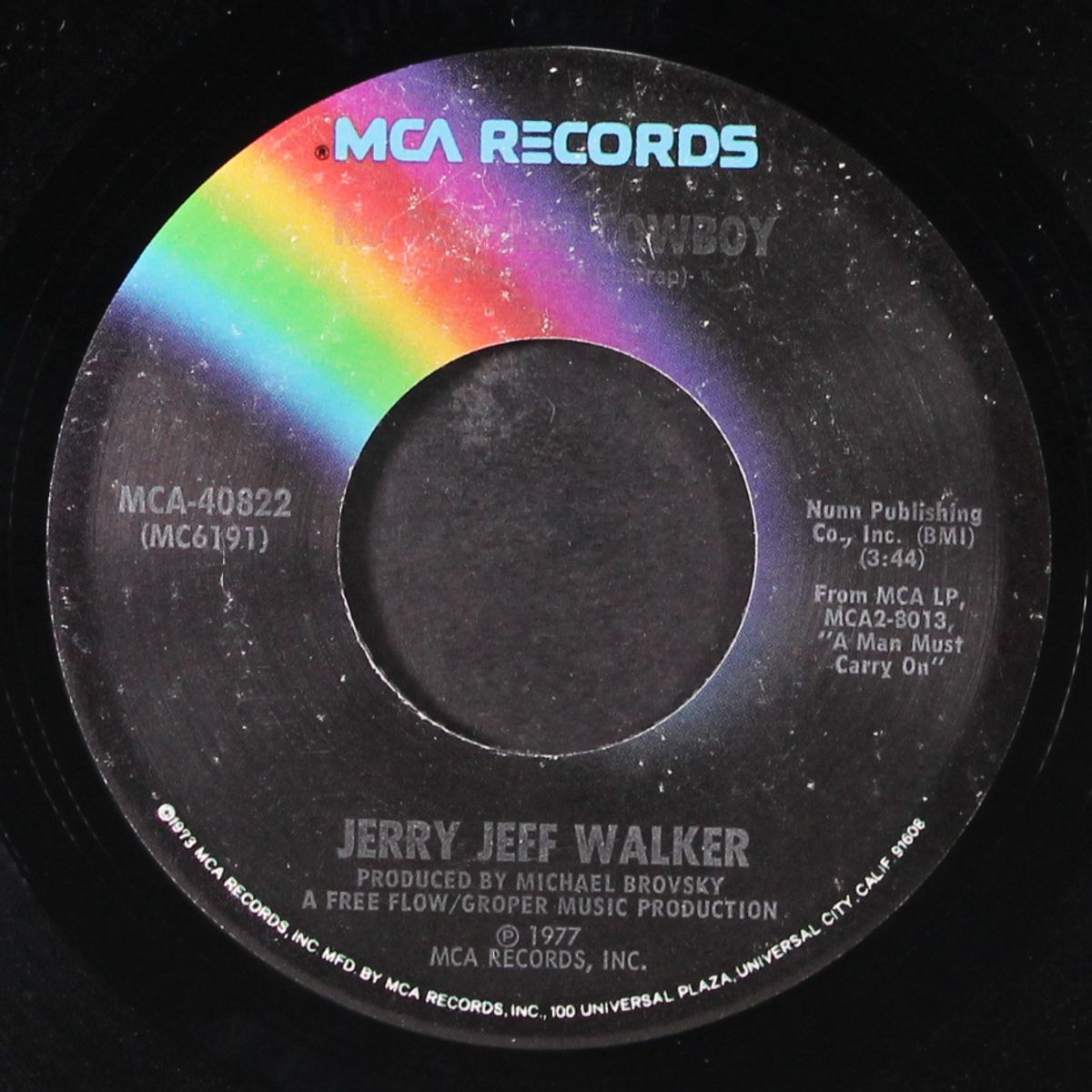 leavin' texas / ro-deo-deo cowboy by JERRY JEFF WALKER