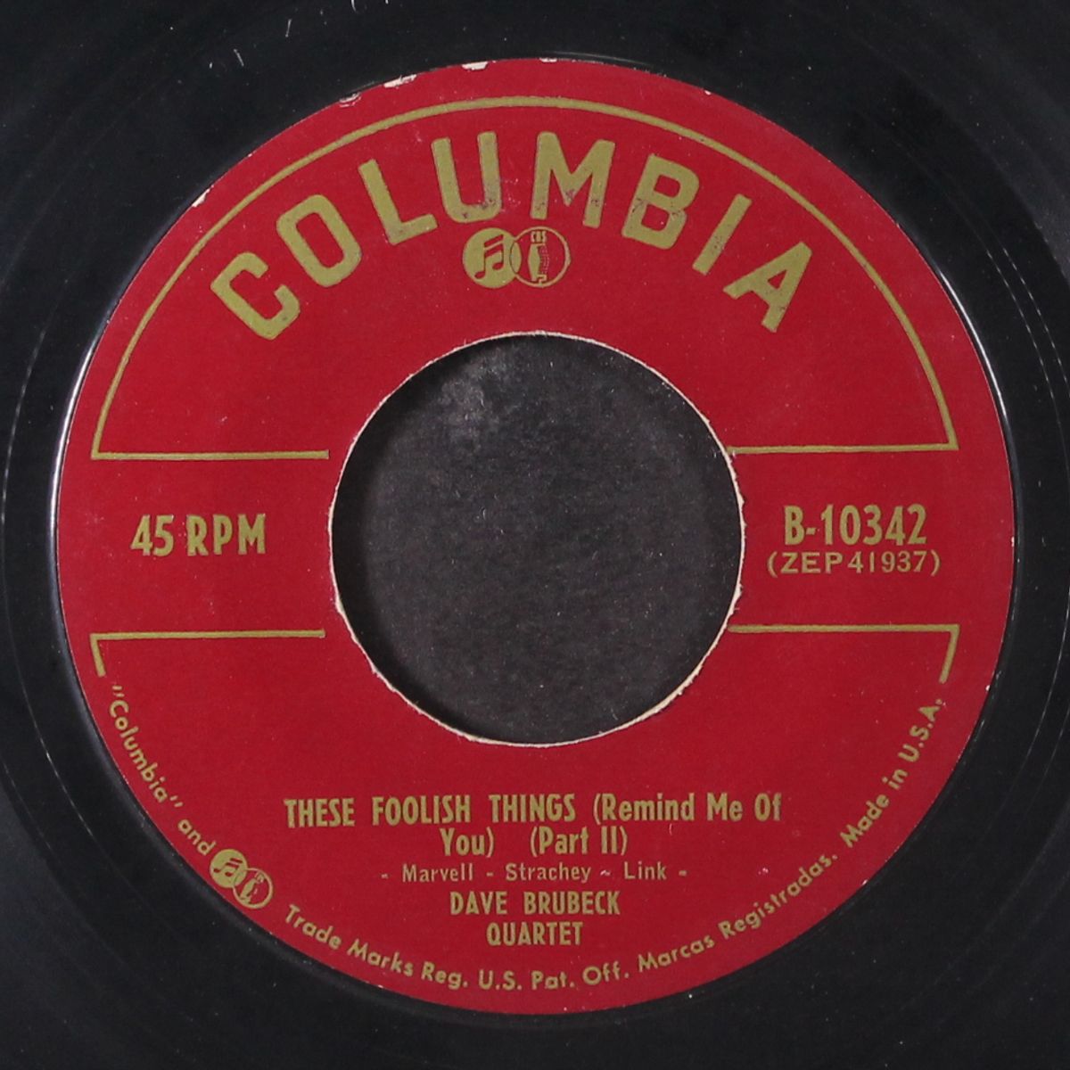these foolish things by DAVE BRUBECK