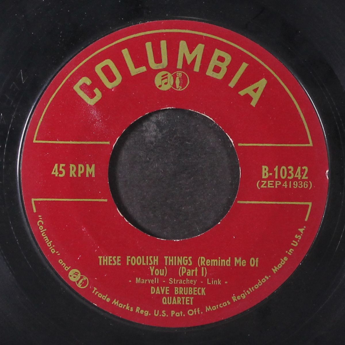 these foolish things by DAVE BRUBECK