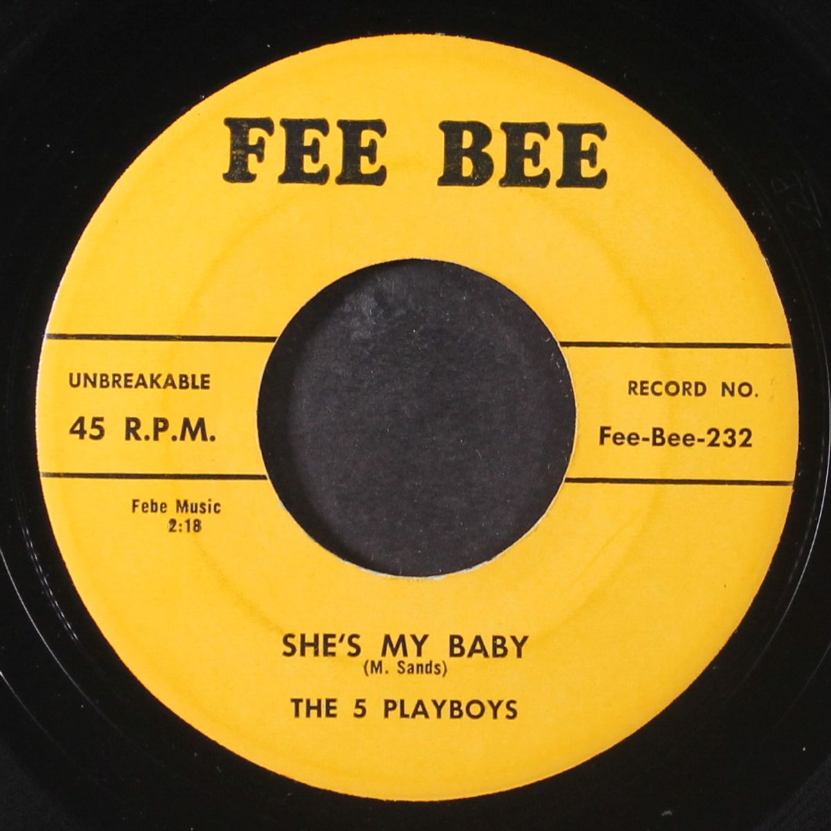 angel mine / she's my baby by 5 PLAYBOYS