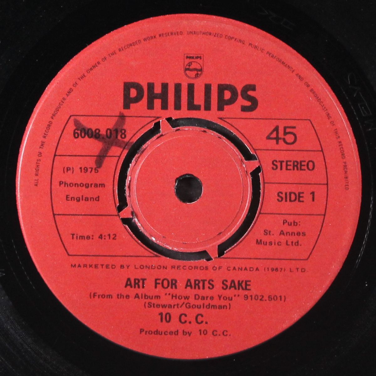 art for arts sake / get it while you can by 10 CC