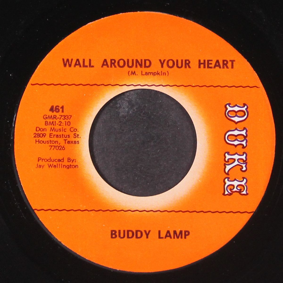 devil's gonna get you / wall around your heart by BUDDY LAMP