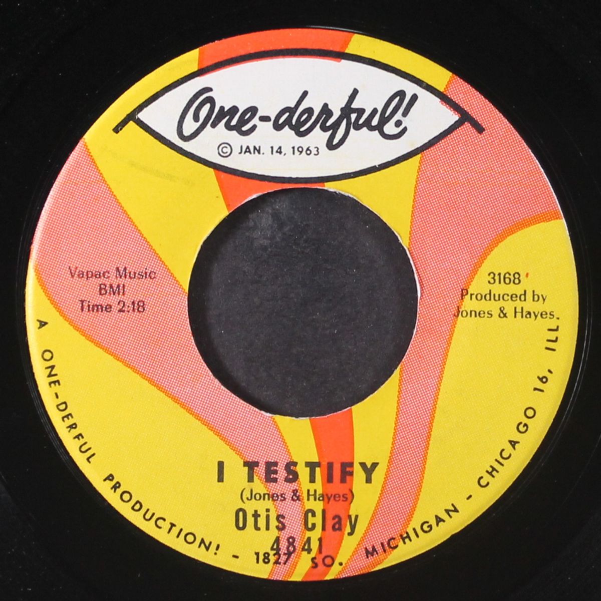 i testify / i'm satisfied by OTIS CLAY