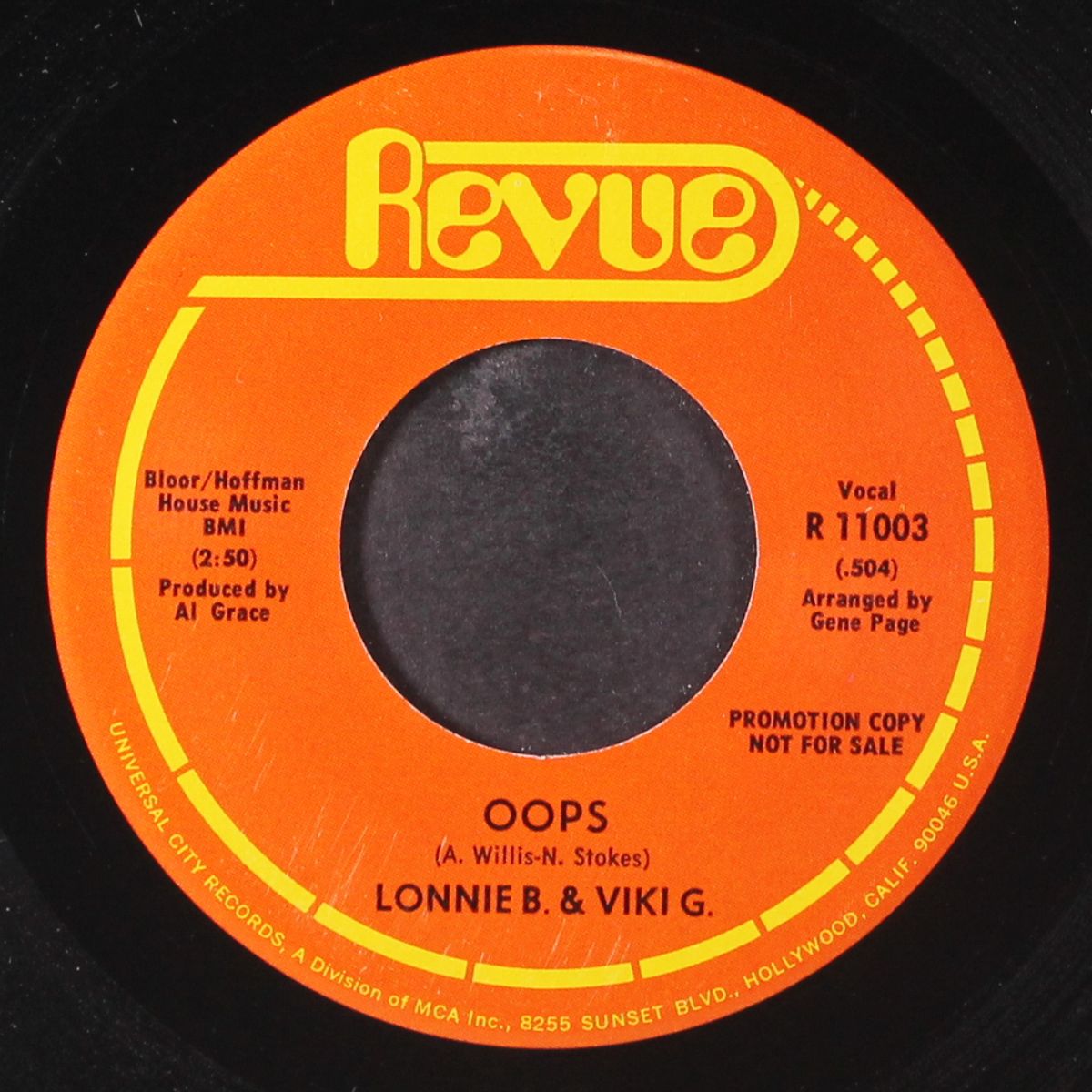 high on the mountain / oops by LONNIE B. & VIKI G.
